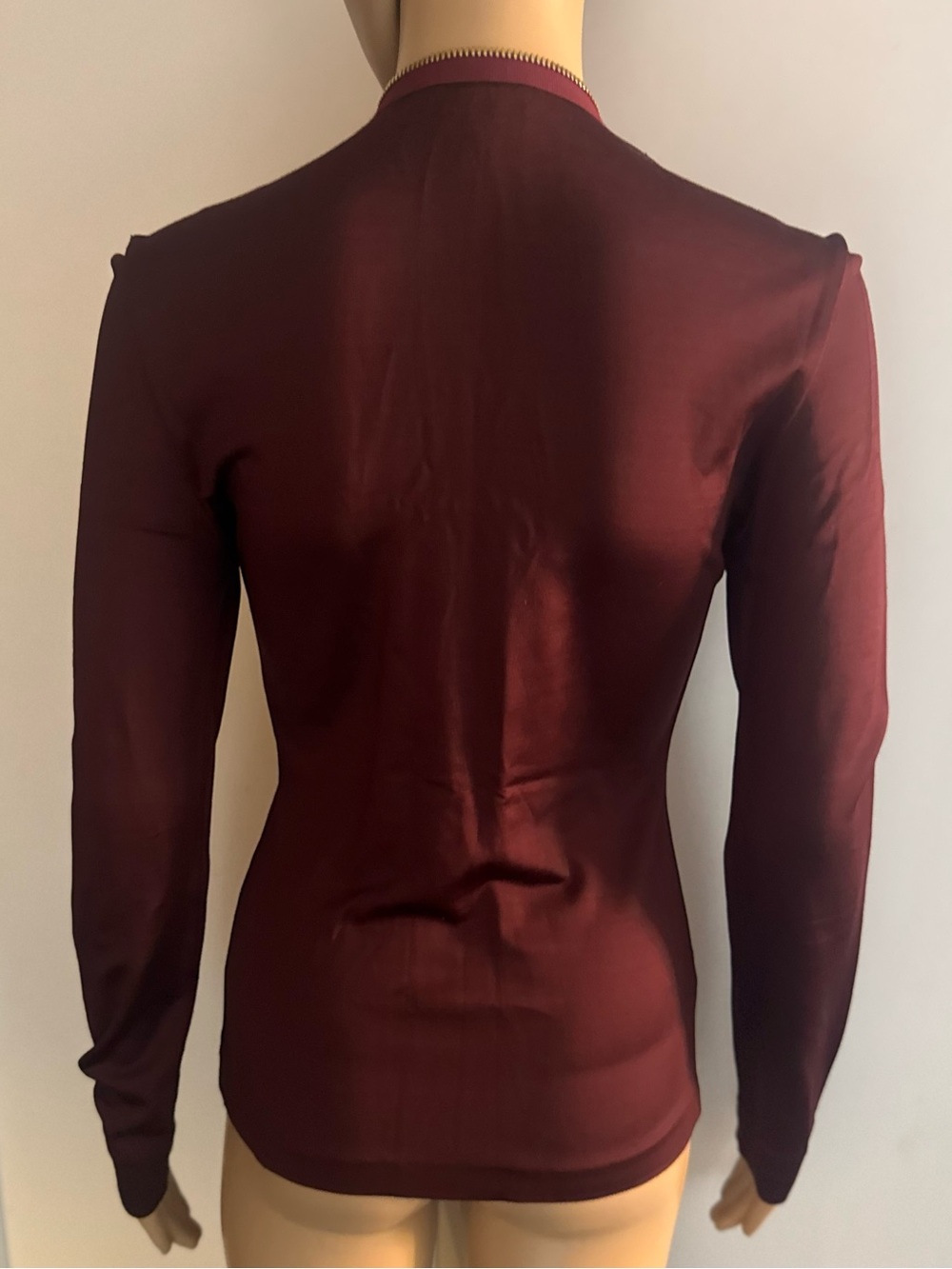 Tom Ford Premium Cherry Silk Blend Blouse - Picture 7 of 12